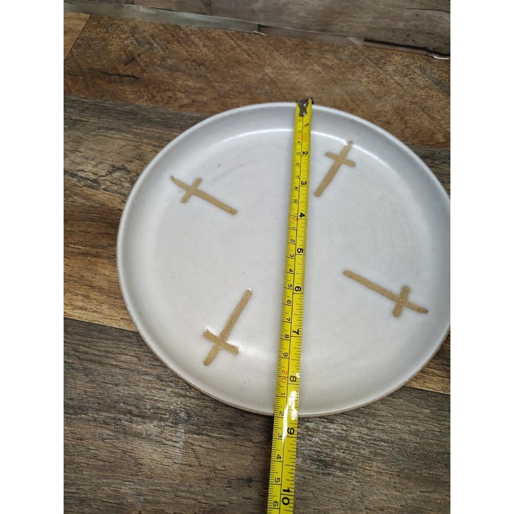 Vintage MCM Marshall Studios Jane & Gordon Martz Pottery Plate Goblet Communion - Picture 12 of 13
